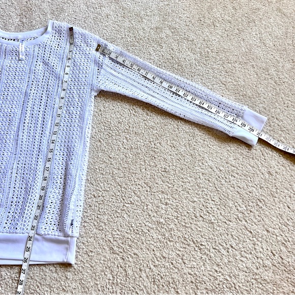 FABLETICS Sophie Crocheted Open Knit Long Sleeve Sweater—SZ. XS - Picture 15 of 17